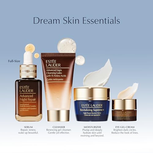 Estée Lauder Dream Skin Essentials Skincare Set | Amazon Exclusive 5-Piece Set Includes a Full-Size Advanced Night Repair Face Serum
