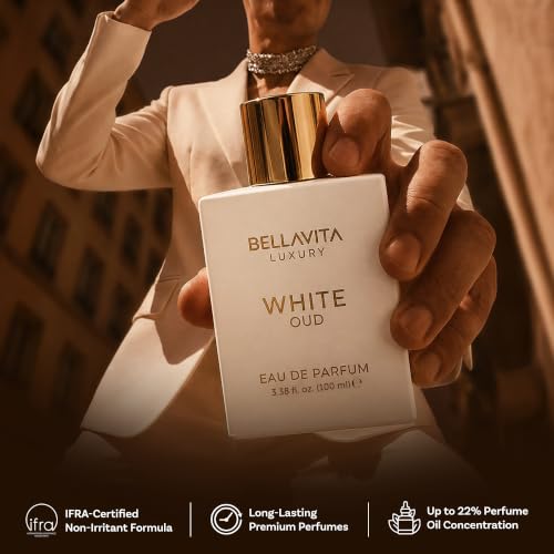 Bellavita Luxury White Oud Eau de Parfum | 100 ml | Unisex perfume