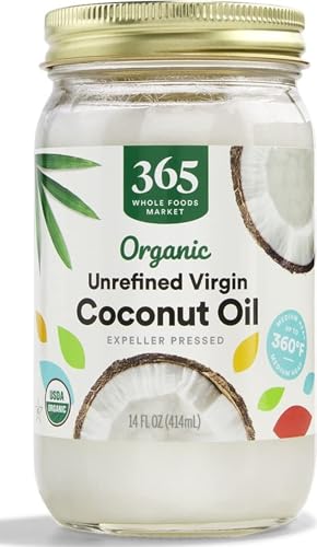 365 by Whole Foods Market, Organic Unrefined Coconut Oil Virgin, 14 Fl Oz