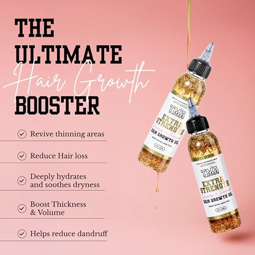 The Mane Attraction Extra-Strength Herbal Hair Growth Oil, 4 Fl Oz