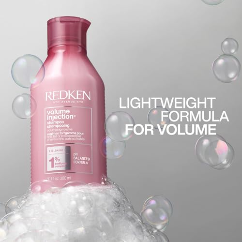 Redken Volume Injection Shampoo – For Fine Hair, 10.1 Fl Oz