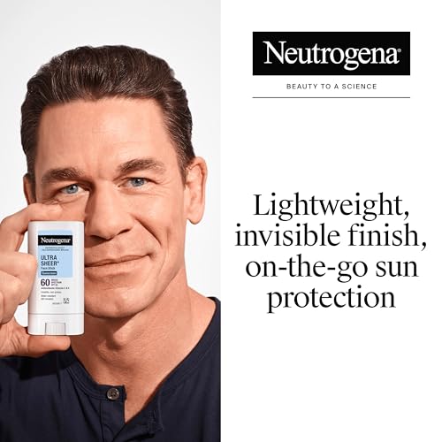 Neutrogena Ultra Sheer Face Sunscreen Stick SPF 60, .47 oz