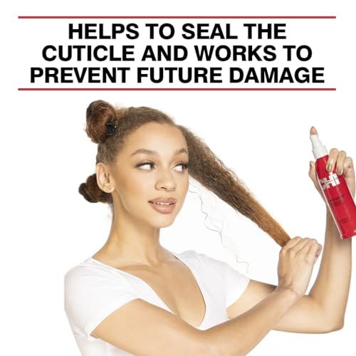 CHI 44 Iron Guard Thermal Protection Spray for Hair, Heat Damage Shield with Ceramic Minerals, Lightweight Styling Spray, Frizz Control & Shine Enhancer, 2 Fl Oz