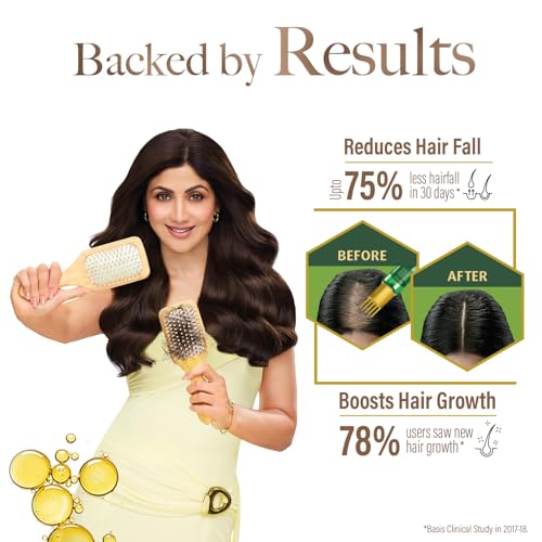 KESH KING Ayurvedic Hair Oil | Herbal Oil with Bhringraj & Amla | Enhance Hair Growth | Reduce Hairfall | Nourishes Scalp | Provides Long & Thick Hair | 3.38 Fl Oz/100ml