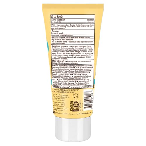 Babo Botanicals Sheer Mineral Sunscreen Lotion SPF 50 with 100% Mineral Active Ingredients for Babies, Kids or Extra Sensitive Skin, Lightweight, Water Resistant & Fragrance Free, 3 Fl Oz