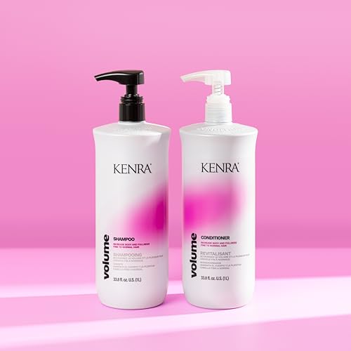 Kenra Professional Volume Conditioner | Creates Body, Bounce & Fullness | Increases Volume up to 45% | Adds Shine | Color Safe | Fine To Normal Hair | 33.8 fl. oz.