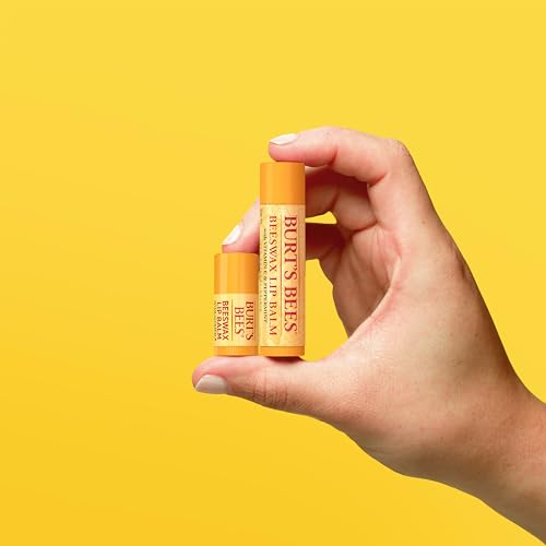 Burt's Bees Lip Balm - Original Beeswax, Lip Moisturizer With Responsibly Sourced Beeswax, Tint-Free, Natural Origin Conditioning Treatment, 2 Tubes, 0.15 oz.