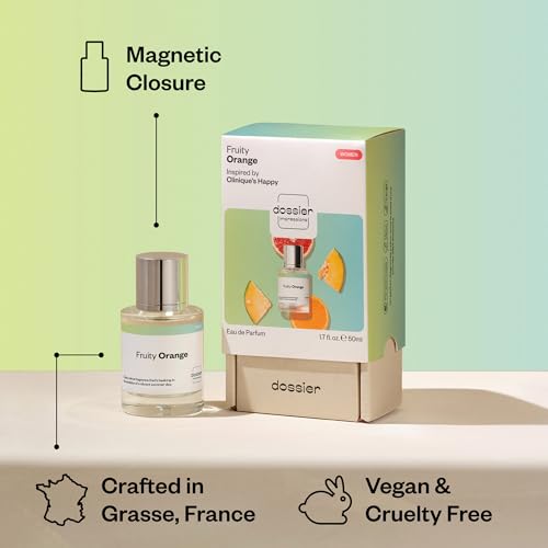 Dossier - Fruity Orange - Eau de Parfum - Inspired by Happy - Long-Lasting Fragrance - Feminine - 1.7 fl oz (50ml)