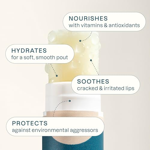 Cliganic Organic Lip Balm Set (Fresh Picked, 8 Flavors) - 100% Natural Moisturizer for Cracked & Dry Lips