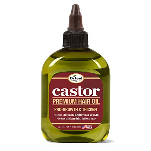 Difeel Pro-Growth & Thicken Premium Castor Hair Oil 7.1 oz. - Deluxe 2-PC Gift Set