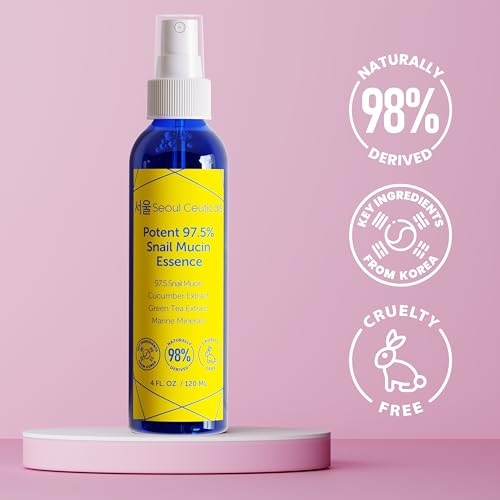 SeoulCeuticals Korean Face Mist 97.5% Snail Mucin Essence 4oz