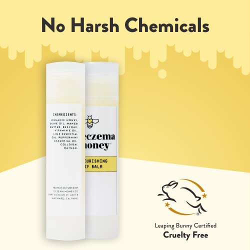 ECZEMA HONEY Nourishing Lip Balm, Daily Lip Moisturizer for Dry Lips (1 Ct)