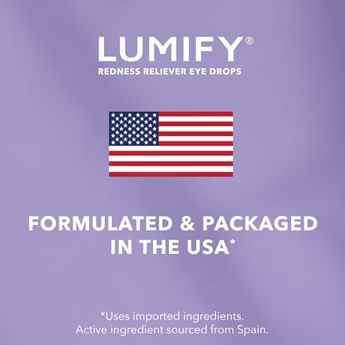 Lumify Redness Relief Eye Drops, Whiter & Brighter Looking Eyes, 0.08 oz