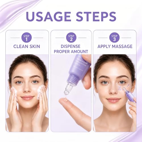 2Pcs Instant Lift Eye Gel, Under Eye Skin Care Gel for Puffiness, Wrinkles, Fine Lines, Daily Anti Aging Eye Skin Care Gel for Men & Women