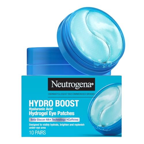 Neutrogena Hydro Boost Hydrogel Eye Patches, 10 Pairs, Fragrance-Free