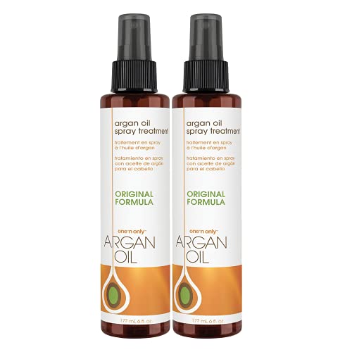 One 'n Only Argan Oil Spray Hair Treatment & Heat Protectant, 6 oz, 2 Pack