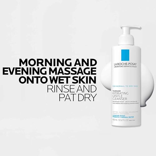 La Roche-Posay Toleriane Hydrating Gentle Facial Cleanser, 13.52oz