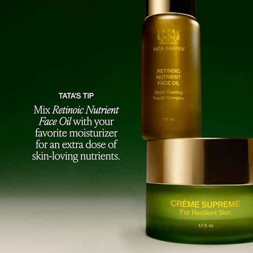 Tata Harper Retinoic Nutrient Face Oil, Nourishing Face Oil, Botanical Retinol Alternatives, Natural Skincare, 30ml