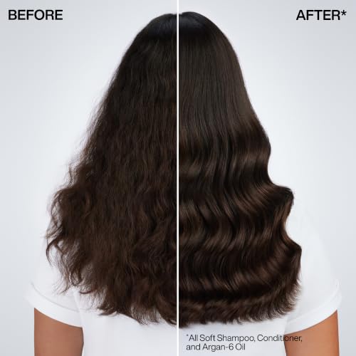 Redken All Soft Argan-6 Hair Oil – For Softness & Shine, 3.4 Fl Oz