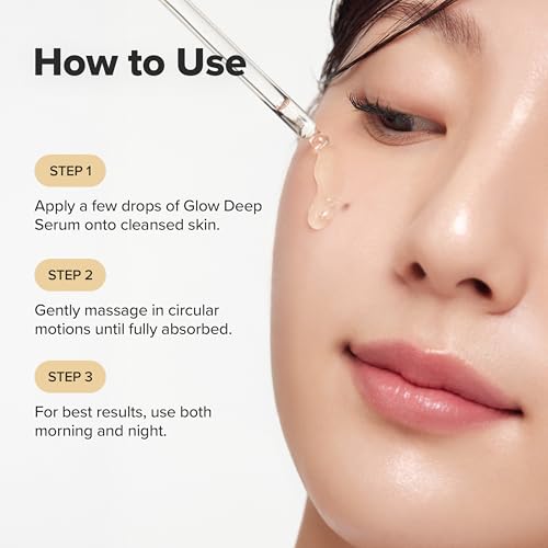 Beauty of Joseon Glow Deep Serum Rice Alpha-Arbutin Niacinamide for Uneven Dull Skin Tone, Daily Korean Skin Care 30ml, 1.01 fl.oz
