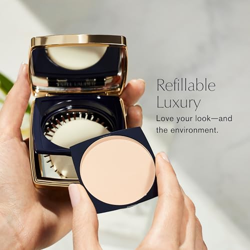 Estée Lauder Double Wear 12-Hour Stay-in-Place Matte Face Powder Foundation Refill | Controls Oil & Shine, 0.39 Ounce, 2N1 Desert Beige