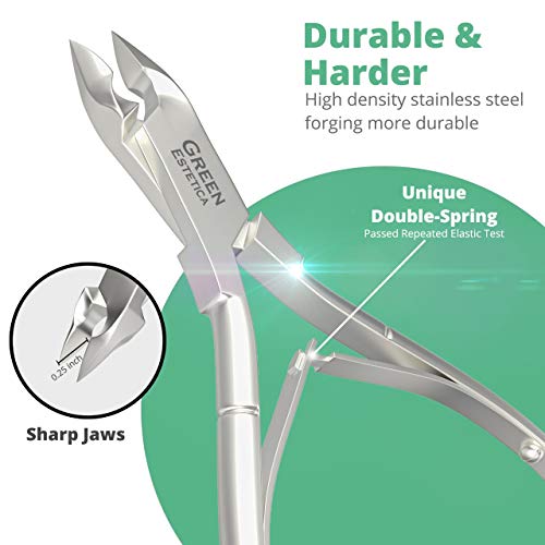 Professional Cuticle Trimmer & Nippers, Stainless Steel Nail Care Tool
