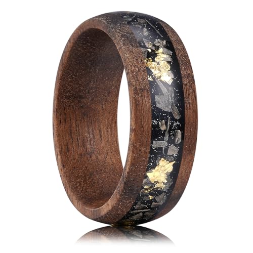 King Will Men Wood Wedding Band 8mm Size 13