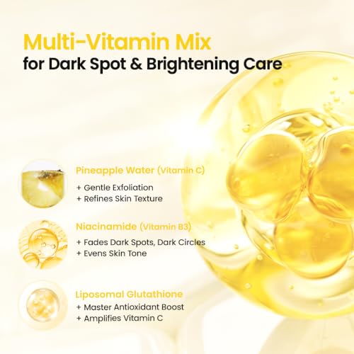 BIODANCE Vita Niacinamide Eye Patches for Dark Circles, 60 Count