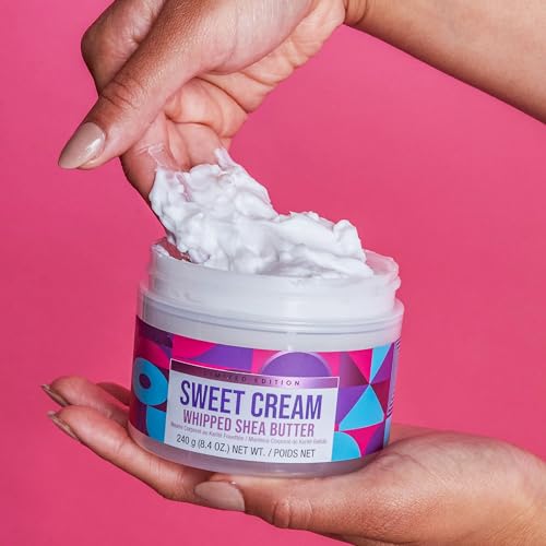Tree Hut Sweet Cream Whipped Shea Body Butter, Hydrating & Nourishing Body Lotion with Natural Oils, Moisturizer for Soft & Smooth Skin, 8.4 Oz