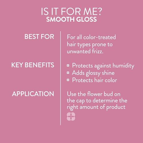 Pureology Smooth Gloss Treatment Mask – For Frizzy Hair, 8.5 fl oz