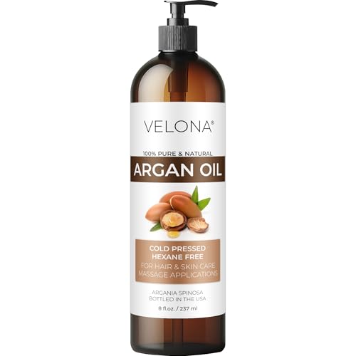 velona Argan Oil - 8 fl oz, Cold Pressed, Unrefined, with Pump