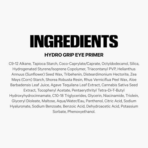 Milk Makeup Hydro Grip Eye Primer with Hyaluronic Acid – Clear Primer for Eyeshadow + Undereye Concealer – Grips Makeup, Hydrates + Smooths Skin for Crease-Free, Long-Lasting Wear – 0.29 oz
