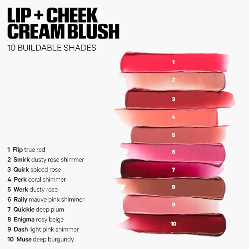 Milk Makeup Lip + Cheek Stick – Buildable Cream Blush + Lip Color w/Hydrating Mango Butter + Avocado Oil for a Natural Flush – Long-Lasting, Multiuse, Vegan Formula – Werk (Dusty Rose), 0.21 oz