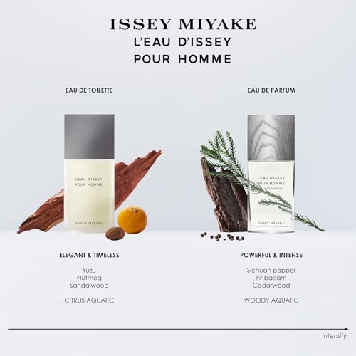 Issey Miyake L'Eau d'Issey Pour Homme Eau de Toilette - Fragrance for Men - Pure & Fresh - With Notes of Yuzu, Nutmeg & Sandalwood - 6.7 oz