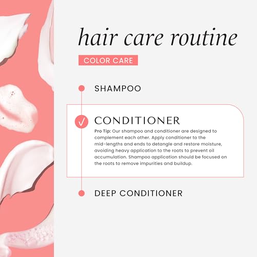HASK Color Care Shampoo + Conditioner Set for Color-Treated Hair | Sulfate-Free, Paraben-Free, Gluten-Free, Vegan, Cruelty-Free, Color Safe | 12oz each