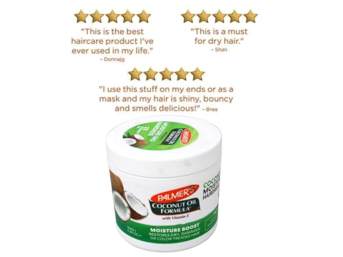 Palmer's Hair Cream, Coconut Oil Formula Moisture Gro Hairdress (5.25 Oz)