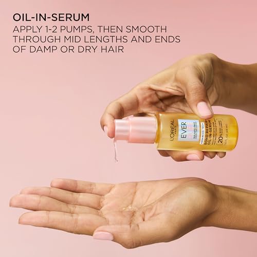 L'Oreal Paris Bond Repair+ Hair Oil-in-Serum, Heat Protectant to Strengthen Damaged, Color-Treated Hair, Provides Intense Shine and Frizz Control, EverPure, 1.6 Fl Oz (Packaging May Vary)