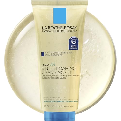 La Roche-Posay Lipikar AP+ Gentle Foaming Cleansing Oil, 6.76oz