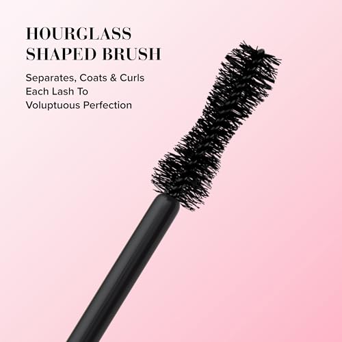 Too Faced Better Than Sex Volumizing and Lengthening Mascara | Vegan Formula, Dramatic Volume and Length | Cruelty-Free Eye Makeup + Hourglass Brush for False Lash Effect, Black, 0.27 Fl Oz