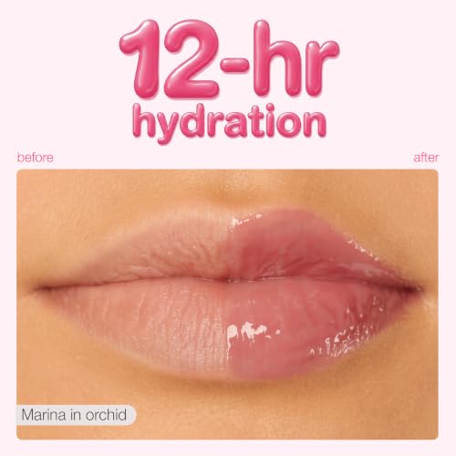tarte maracuja juicy lip balm gloss – Viral Nourishing Lip Butter Color with High-Shine Hydration, Skincare Infused with Vitamin E, Vegan & Cruelty-Free, full size, Rose