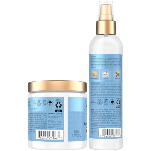 SheaMoisture Leave-In Conditioner + Mask, Manuka Honey & Yogurt, 8 Oz Ea