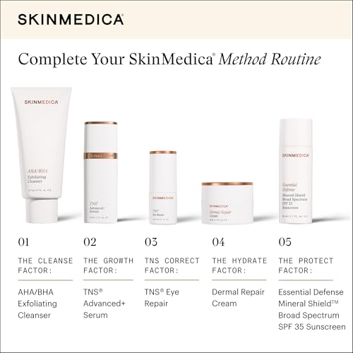 SkinMedica TNS Eye Repair - Hydrating Under Eye Moisturizer - Helps Improve the Look of Dark Circles & Wrinkles - Peptide & Vitamin-Infused Formula for Smoother, Radiant Look (0.5 Oz)