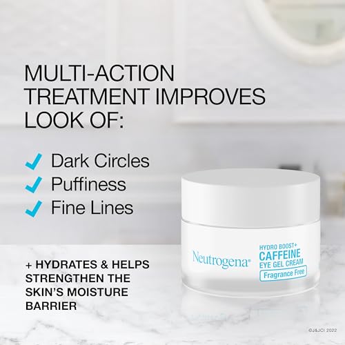 Neutrogena Hydro Boost + Eye Cream, Fragrance Free, 0.5 oz