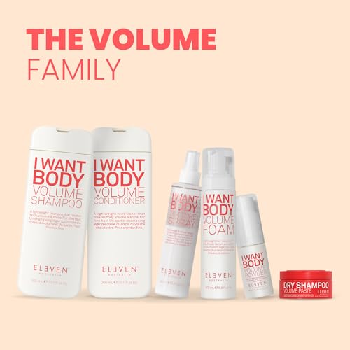 ELEVEN AUSTRALIA I Want Body Volume Shampoo, Sulfate Free - 10.1 Fl Oz