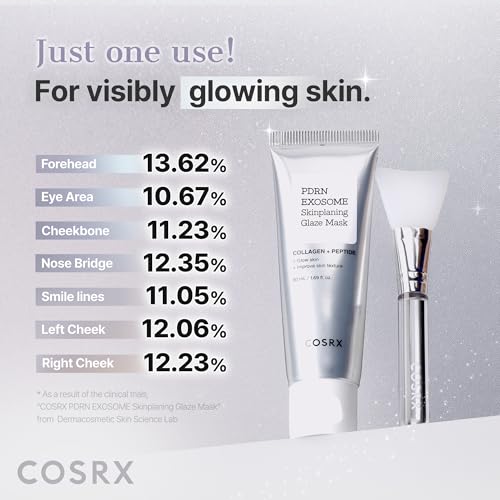 COSRX PDRN EXOSOME Glaze Wrapping Overnight Mask, Instant Glow, 1.69 fl oz