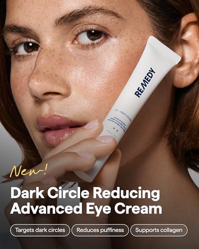 REMEDY Dark Circles Reducing Advanced Eye Cream with Caffeine, Niacinamide,