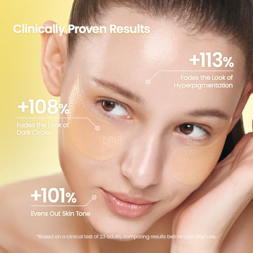 BIODANCE Vita Niacinamide Eye Patches for Dark Circles, 60 Count