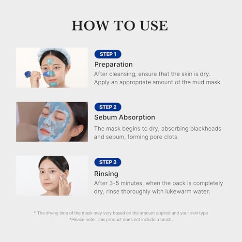 medicube Zero Pore Blackhead Mud Mask - Pore Cleansing & Gentle Exfoliating