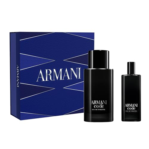 Armani Beauty Code Eau de Toilette Ambery Woody Travel Cologne Set