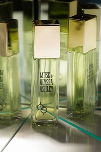 Alyssa Ashley Musk - Perfume for Men and Women with Citrus and Sicilian Bergamot - Long Lasting - Womens Fragrances - 3.4 oz EDT Spray